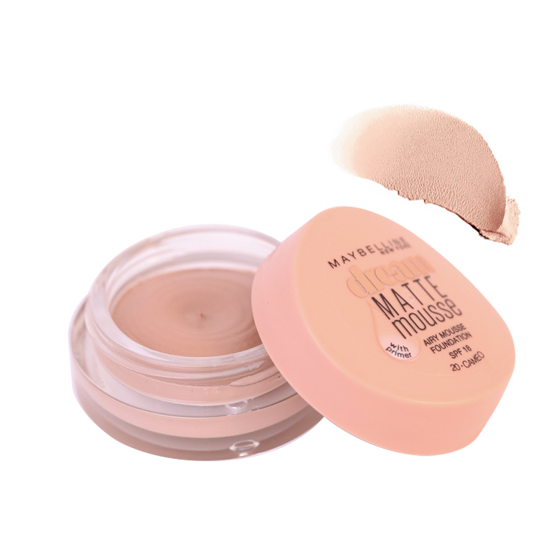 150 میل موس میبلین مدل Dream Matte Mousse با SPF15 حجم 18 میل شماره 20- هلویی روشن