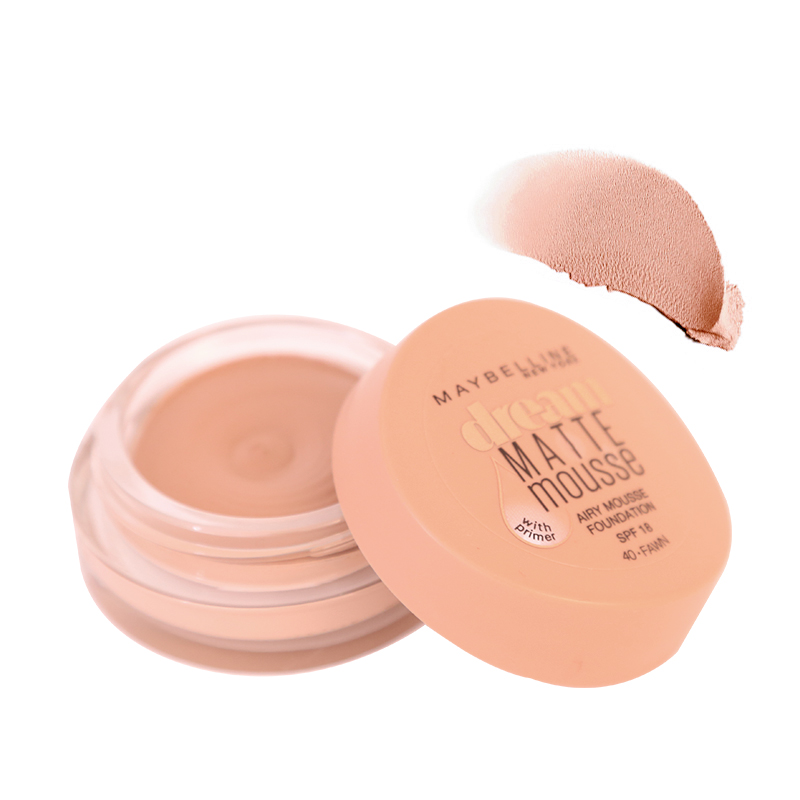 150 میل موس میبلین مدل Dream Matte Mousse با SPF15 حجم 18 میل شماره 40- هلویی