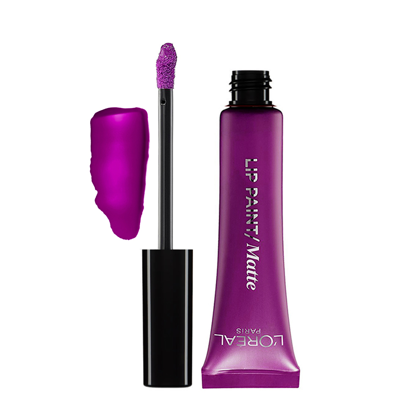 150 میل رژ لب مايع مات لورال پاریس مدل Infaillible Lip Paint شماره 207 - بنفش