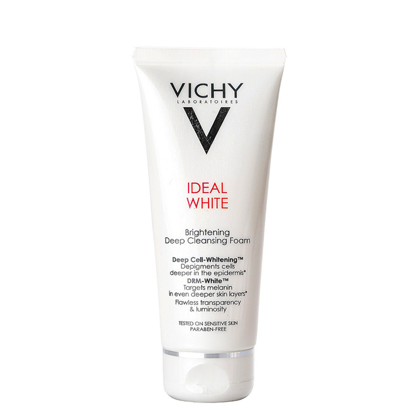 فوم شستشو و روشن کننده صورت ویشی مدل Ideal White حجم 100 میل فوم شستشو و روشن کننده صورت ویشی مدل Ideal White حجم 100 میل