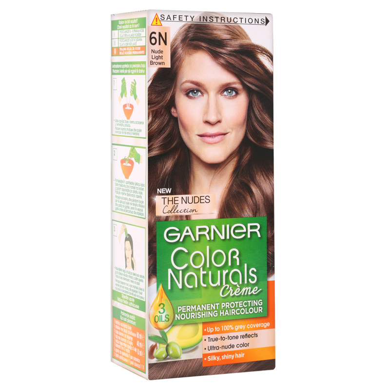 150 میل کیت رنگ مو گارنیه مدل Color Naturals شماره 6N حجم 50 میل