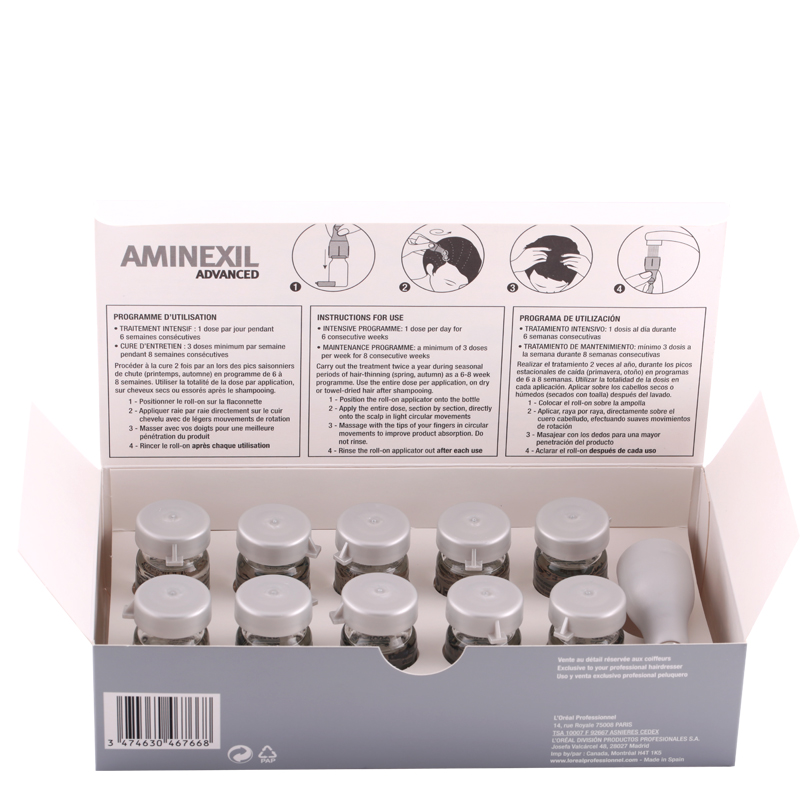 پک کپسول 10 تایی ضدریزش مو لورال پروفشنال مدل Aminexil Advanced حجم 6*10 میل پک کپسول 10 تایی ضدریزش مو لورال پروفشنال مدل Aminexil Advanced حجم 6*10 میل