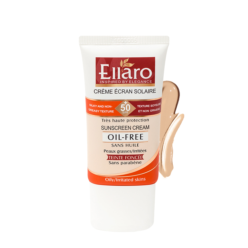 ضد آفتاب رنگی اِلارو با SPF50 مناسب برای پوست های چرب حجم 40 میل - بژ طبیعی ضد آفتاب رنگی اِلارو با SPF50 مناسب برای پوست های چرب حجم 40 میل - بژ طبیعی