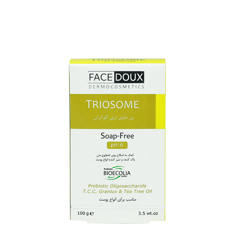 پن آنتی باکتریال صورت و بدن فیس دوکس مدل Triosome وزن 100 گرم