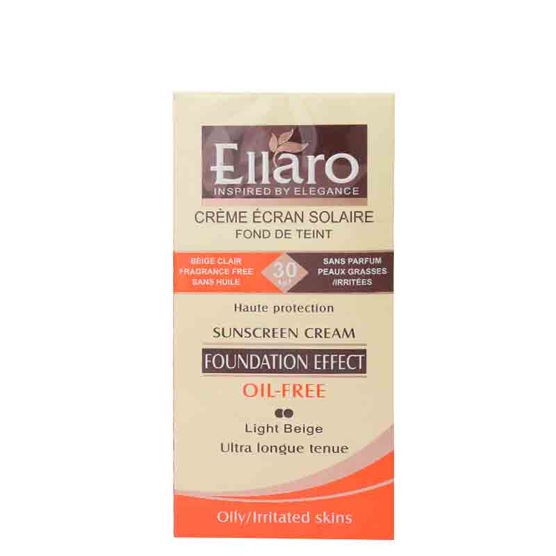 ضد آفتاب کرم پودری فاقد چربی اِلارو با SPF30 حجم 40 میل - بژ روشن ضد آفتاب کرم پودری فاقد چربی اِلارو با SPF30 حجم 40 میل - بژ روشن