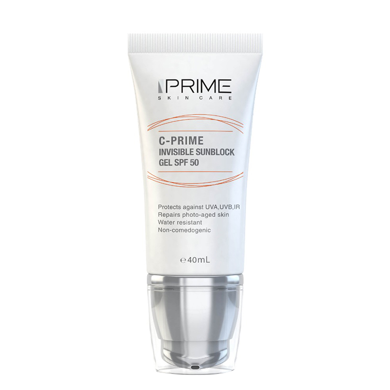 ژل ضد آفتاب پریم مدل C-Prime حاوی ویتامین C با SPF50 حجم 40 میل ژل ضد آفتاب پریم مدل C-Prime حاوی ویتامین C با SPF50 حجم 40 میل
