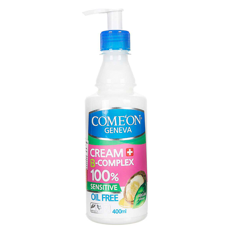 کرم مرطوب کننده B Complex کامان حاوی آرگان حجم 400 میل کرم مرطوب کننده B Complex کامان حاوی آرگان حجم 400 میل