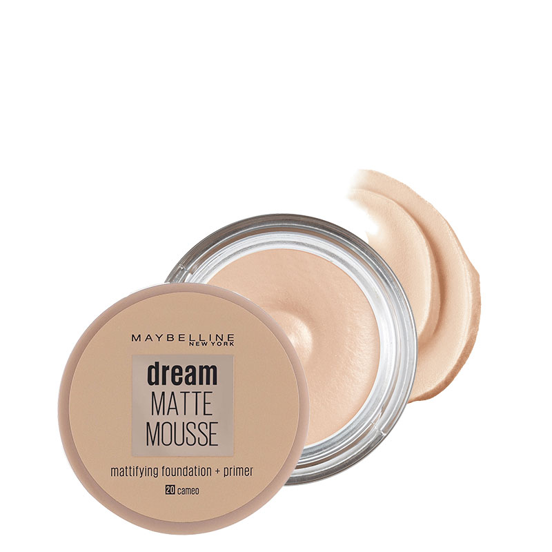 موس میبلین مدل Dream Matte Mousse با SPF15 حجم 18 میل شماره 20- هلویی روشن موس میبلین مدل Dream Matte Mousse با SPF15 حجم 18 میل شماره 20- هلویی روشن