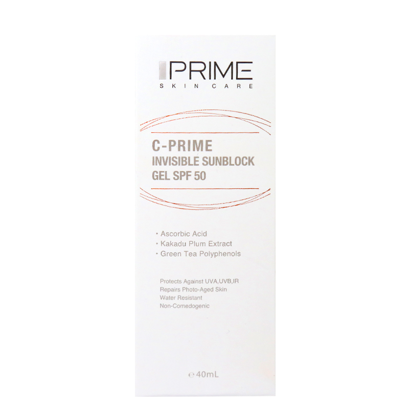 ژل ضد آفتاب پریم مدل C-Prime حاوی ویتامین C با SPF50 حجم 40 میل ژل ضد آفتاب پریم مدل C-Prime حاوی ویتامین C با SPF50 حجم 40 میل