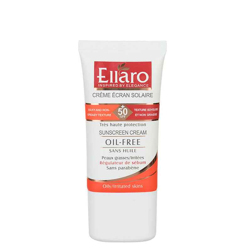 كرم ضد آفتاب فاقد چربی اِلارو با +SPF 50 حجم 40 میل - بدون رنگ كرم ضد آفتاب فاقد چربی اِلارو با +SPF 50 حجم 40 میل - بدون رنگ