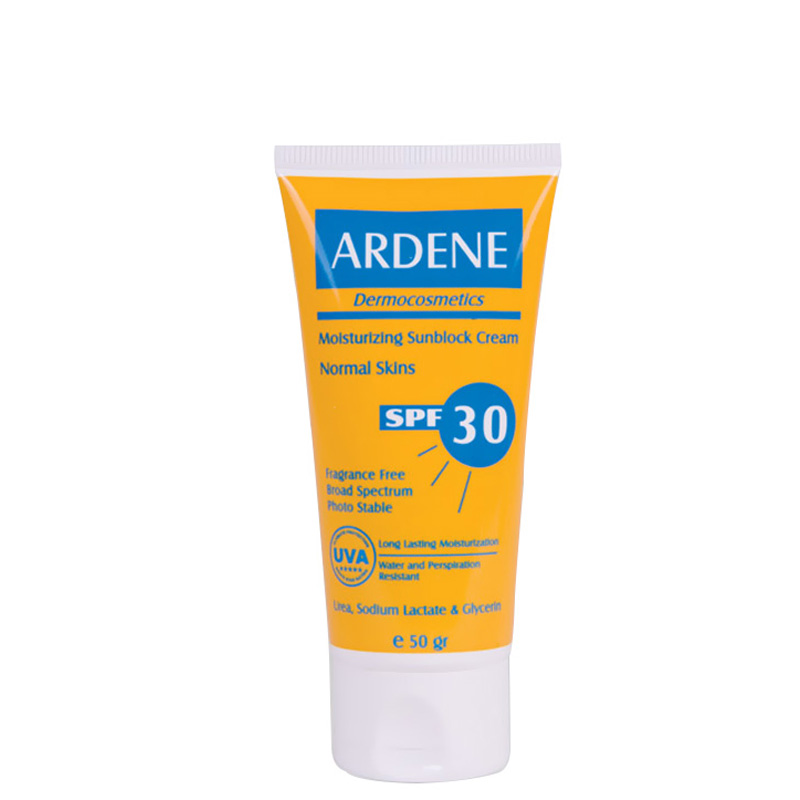 كرم ضد آفتاب و ضد آب آردن با SPF 30 حجم 50 گرم كرم ضد آفتاب و ضد آب آردن با SPF 30 حجم 50 گرم