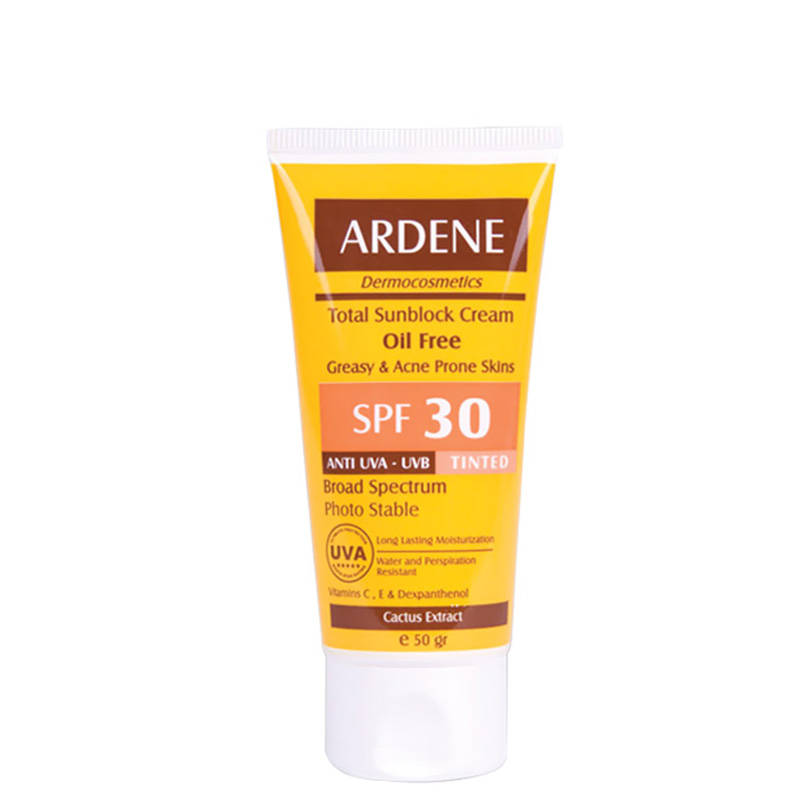 کرم ضد آفتاب رنگی فاقد چربی و ضد آب آردن با SPF 30 حجم 50 میل - بژ روشن کرم ضد آفتاب رنگی فاقد چربی و ضد آب آردن با SPF 30 حجم 50 میل - بژ روشن