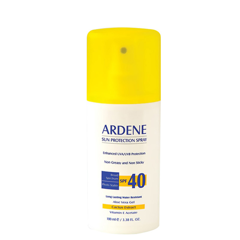اسپری ضد آفتاب ضد آب آردن با SPF 40 حجم 100 میل اسپری ضد آفتاب ضد آب آردن با SPF 40 حجم 100 میل