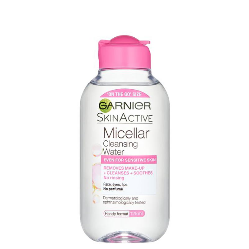150 میل لوسیون پاک کننده آرایش پوست های حساس گارنیه مدل Micellar Cleansing Water حجم 125 میل