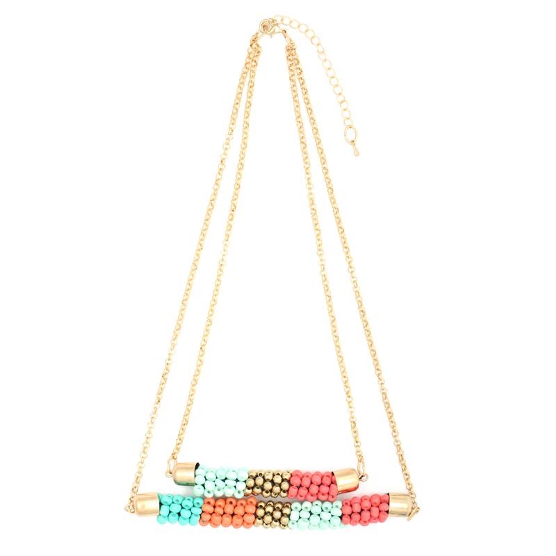 گردنبند ادوریتا مدل Collar de doble capa گردنبند ادوریتا مدل Collar de doble capa