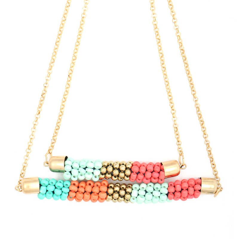 گردنبند ادوریتا مدل Collar de doble capa گردنبند ادوریتا مدل Collar de doble capa