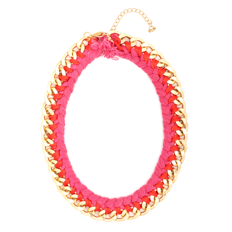 گردنبند ادوریتا مدل Trenza Rosa گردنبند ادوریتا مدل Trenza Rosa