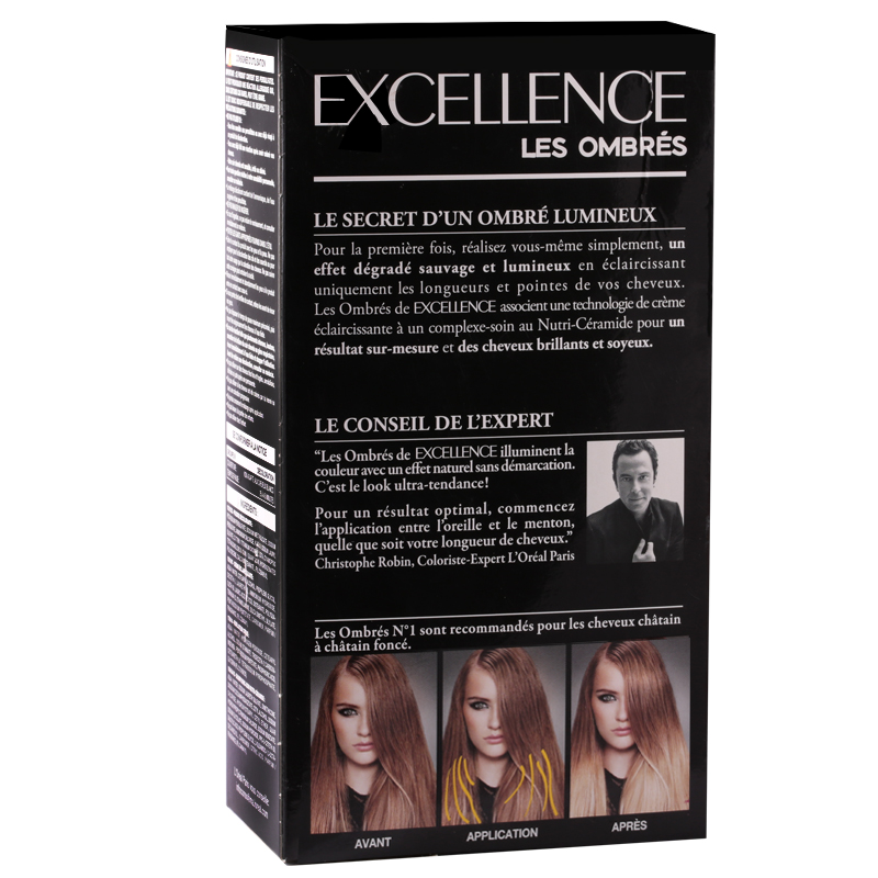 کیت رنگ موی هایلایت لورال پاریس مدل Excellence شماره 03 کیت رنگ موی هایلایت لورال پاریس مدل Excellence شماره 03