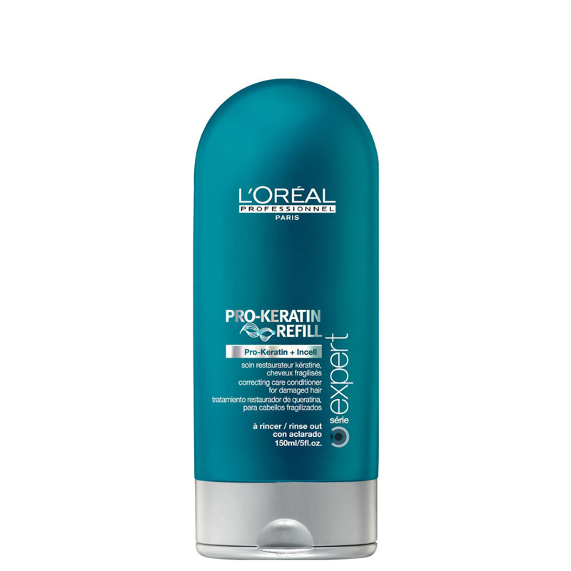 نرم کننده مناسب موهای آسیب دیده لورال پروفشنال مدل Pro keratin حجم 150 میل نرم کننده مناسب موهای آسیب دیده لورال پروفشنال مدل Pro keratin حجم 150 میل