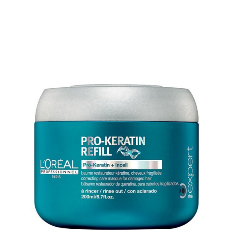 ماسک ترمیم کننده لورال پروفشنال مدل Pro Keratin حجم 200 میل ماسک ترمیم کننده لورال پروفشنال مدل Pro Keratin حجم 200 میل