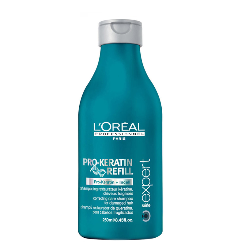 150 میل شامپو مناسب موهای آسیب دیده لورال پروفشنال مدل Pro Keratin