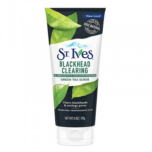 اسکراب صورت سینت ایوز مدل Blackhead Clearing حاوی عصاره چای سبز وزن 170 گرم