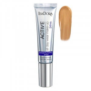 کرم پودر ایزادورا مدل Active حجم 35 میل شماره Honey 22