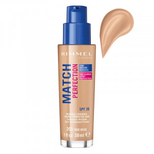 کرم پودر ریمل لاندن مدل Match Perfection حجم 30 میل شماره True Beige 203- بژ