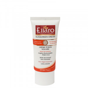 ضد آفتاب رنگی  اِلارو با SPF50 مناسب پوست های چرب حجم 50 میل -  بژ روشن